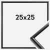 Ramme New Lifestyle Akrylglas Sort 25x25 cm