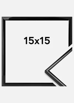 Ramme New Lifestyle Akrylglas Sort 15x15 cm