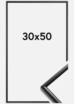 Ramme New Lifestyle Akrylglas Sort 30x50 cm