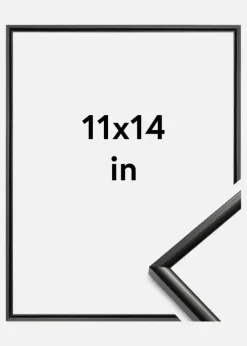 Ramme New Lifestyle Akrylglas Sort 11x14 inches (27,94x35,56 cm)