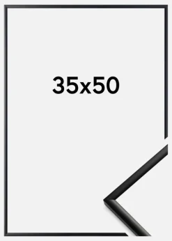 Ramme New Lifestyle Akrylglas Mat Sort 35x50 cm