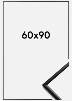 Ramme New Lifestyle Akrylglas Mat Sort 60x90 cm