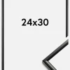 Ramme New Lifestyle Akrylglas Sort 24x30 cm