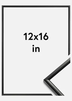 Ramme New Lifestyle Akrylglas Sort 12x16 inches (30,48x40,64 cm)