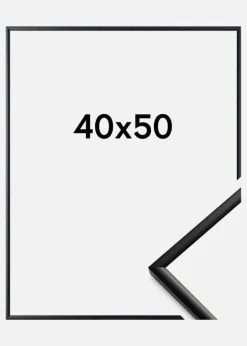 Ramme New Lifestyle Akrylglas Mat Sort 40x50 cm