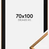 Ramme New Lifestyle Bronze 70x100 cm - Passepartout Sort 59,4x84 cm (A1)