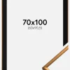 Ramme New Lifestyle Bronze 70x100 cm - Passepartout Sort 61x91,5 cm