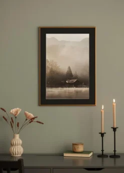 Ramme New Lifestyle Bronze 70x100 cm - Passepartout Sort 62x93 cm