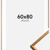 Ramme New Lifestyle Bronze 60x80 cm - Passepartout Hvid 50x70 cm