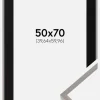 Ramme New Lifestyle Earth Grey 50x70 cm - Passepartout Sort 16x24 inches