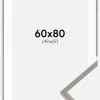 Ramme New Lifestyle Earth Grey 60x80 cm - Passepartout Hvid 50x70 cm