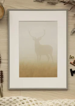 Ramme New Lifestyle Earth Grey 70x100 cm - Passepartout Hvid 59,4x84 cm (A1)