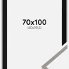 Ramme New Lifestyle Earth Grey 70x100 cm - Passepartout Sort 61x91,5 cm