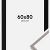 Ramme New Lifestyle Earth Grey 60x80 cm - Passepartout Sort 50x70 cm