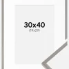 Ramme New Lifestyle Earth Grey 30x40 cm - Passepartout Hvid 20x30 cm