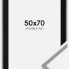 Ramme New Lifestyle Earth Grey 50x70 cm - Passepartout Sort 42x59,4 cm (A2)