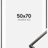 Ramme New Lifestyle Espresso Brown 50x70 cm - Passepartout Hvid 42x59,4 cm (A2)