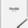 Ramme New Lifestyle Espresso Brown 70x100 cm - Passepartout Hvid 62x93 cm