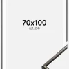 Ramme New Lifestyle Espresso Brown 70x100 cm - Passepartout Hvid 62x85 cm