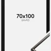 Ramme New Lifestyle Espresso Brown 70x100 cm - Passepartout Sort 62x93 cm