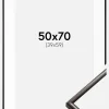 Ramme New Lifestyle Espresso Brown 50x70 cm - Passepartout Hvid 40x60 cm