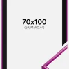 Ramme New Lifestyle Fuchsia 70x100 cm - Passepartout Sort 24x36 inches