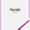 Ramme New Lifestyle Fuchsia 70x100 cm - Passepartout Hvid 62x85 cm
