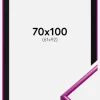 Ramme New Lifestyle Fuchsia 70x100 cm - Passepartout Sort 62x93 cm