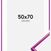 Ramme New Lifestyle Fuchsia 50x70 cm - Passepartout Hvid 40x60 cm