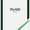 Ramme New Lifestyle Grass Green 70x100 cm - Passepartout Sort 62x93 cm