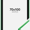 Ramme New Lifestyle Grass Green 70x100 cm - Passepartout Sort 61x91,5 cm