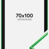 Ramme New Lifestyle Grass Green 70x100 cm - Passepartout Sort 24x36 inches