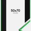Ramme New Lifestyle Grass Green 50x70 cm - Passepartout Sort 33x56 cm
