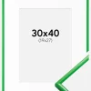 Ramme New Lifestyle Grass Green 30x40 cm - Passepartout Hvid 20x28 cm