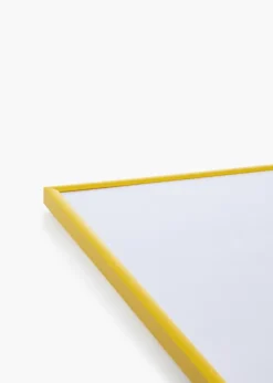 Ramme New Lifestyle Gul 70x100 cm - Passepartout Hvid 24x36 inches