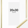 Ramme New Lifestyle Guld 20x30 cm - Passepartout Hvid 10x20 cm