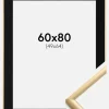 Ramme New Lifestyle Guld 60x80 cm - Passepartout Sort 50x65 cm