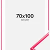 Ramme New Lifestyle Hot Pink 70x100 cm - Passepartout Hvid 60x90 cm