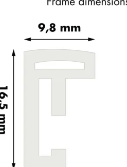 Ramme New Lifestyle Hvid 42x59,4 cm (A2) - Passepartout Hvid 25x38 cm