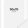 Ramme New Lifestyle Hvid 50x70 cm - Passepartout Hvid 40x60 cm
