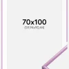 Ramme New Lifestyle Lys Lilla 70x100 cm - Passepartout Hvid 24x36 inches