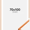 Ramme New Lifestyle Lys Orange 70x100 cm - Passepartout Hvid 60x90 cm