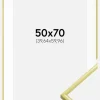 Ramme New Lifestyle Lysegul 50x70 cm - Passepartout Hvid 16x24 inches