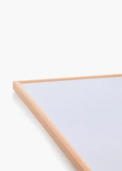 Ramme New Lifestyle Lysegrå 50x70 cm - Passepartout Sort 42x59,4 cm (A2)