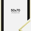 Ramme New Lifestyle Lysegul 50x70 cm - Passepartout Sort 42x59,4 cm (A2)