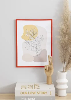 Ramme New Lifestyle Lyserød 50x70 cm - Passepartout Sort 33x56 cm