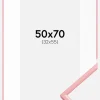 Ramme New Lifestyle Lyserød 50x70 cm - Passepartout Hvid 33x56 cm
