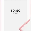 Ramme New Lifestyle Lyserød 60x80 cm - Passepartout Hvid 50x65 cm