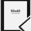Ramme New Lifestyle Mat Sort 50x60 cm - Passepartout Sort 16x20 inches