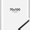 Ramme New Lifestyle Mat Sort 70x100 cm - Passepartout Hvid 60x90 cm